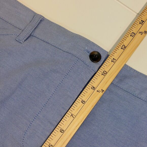 Talbots Women's 14 The Perfect Chino Pants Blue Full Length Cotton Inseam 30.5" - Picture 8 of 10